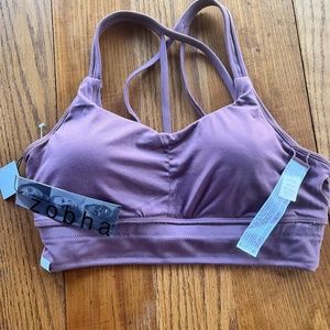 Nwt Zobha sports bra size Large